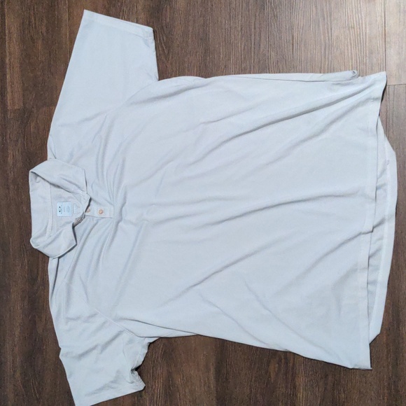 Oakley Mens Size 2XL Light Gray Hydrolix Breathable Polo Shirt - Picture 3 of 5